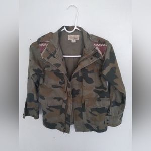Lucky brand camouflage jacket size 7